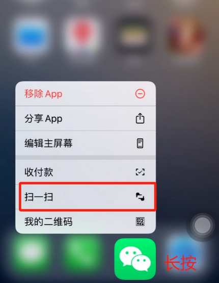 茄子河苹果手机维修分享iPhone 15如何快速打开扫一扫 