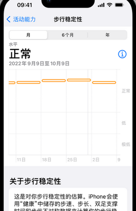 茄子河iPhone手机维修如何在iPhone开启'步行稳定性通知'