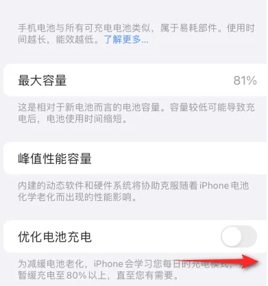 茄子河苹果15维修分享iPhone15充电到80%就充不进电了怎么办 