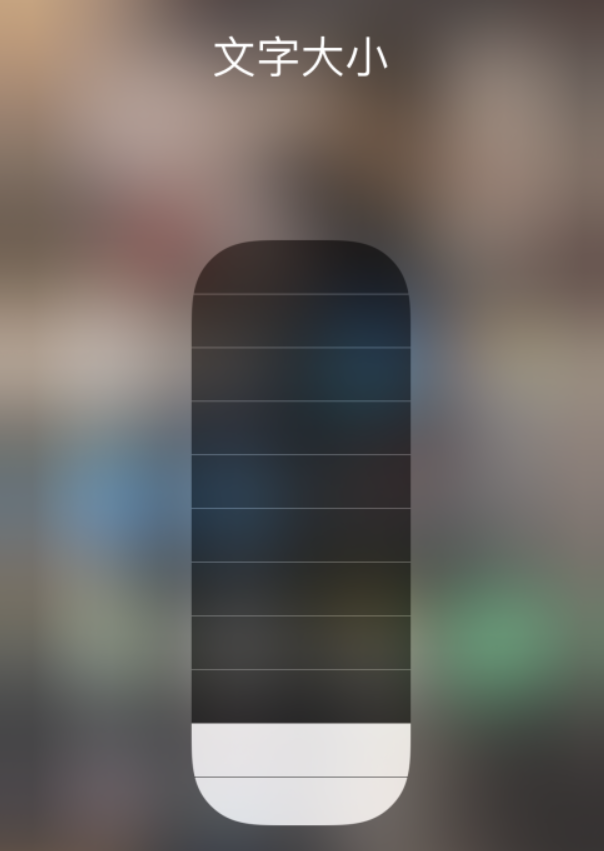 茄子河苹果手机维修分享小技巧：在 iPhone 控制中心快速调节字体大小 